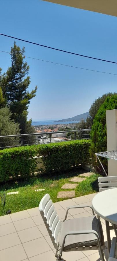 Lena'S Fresh Studio Near The Airport With Seaview Loútsa Exterior foto