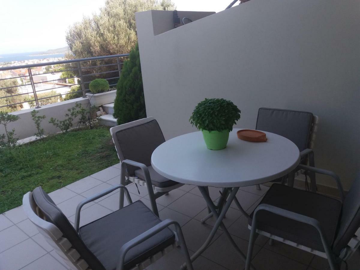 Lena'S Fresh Studio Near The Airport With Seaview Loútsa Exterior foto